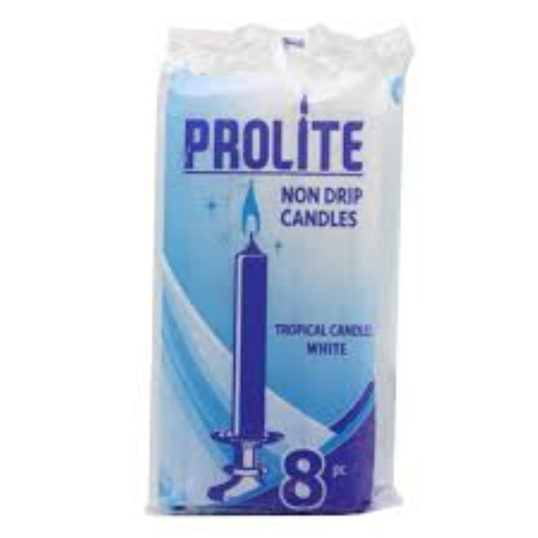 PROLITE TROPICAL STD CANDLE 8PCS ASST